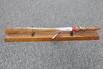 New Zealand Native Wood Taiaha with base - WM975
