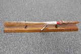 New Zealand Native Wood Taiaha with base - WM975