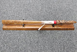 New Zealand Native Wood Taiaha with base - WM975