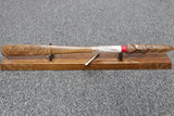 New Zealand Native Wood Taiaha with base - WM975