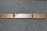 New Zealand Native Wood Taiaha with base - WM975