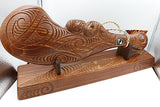 New zealand native wood Wahaika With Base