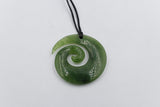 New Zealand Greenstone open Koru
