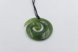 New Zealand Greenstone open Koru