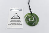 New Zealand Greenstone open Koru