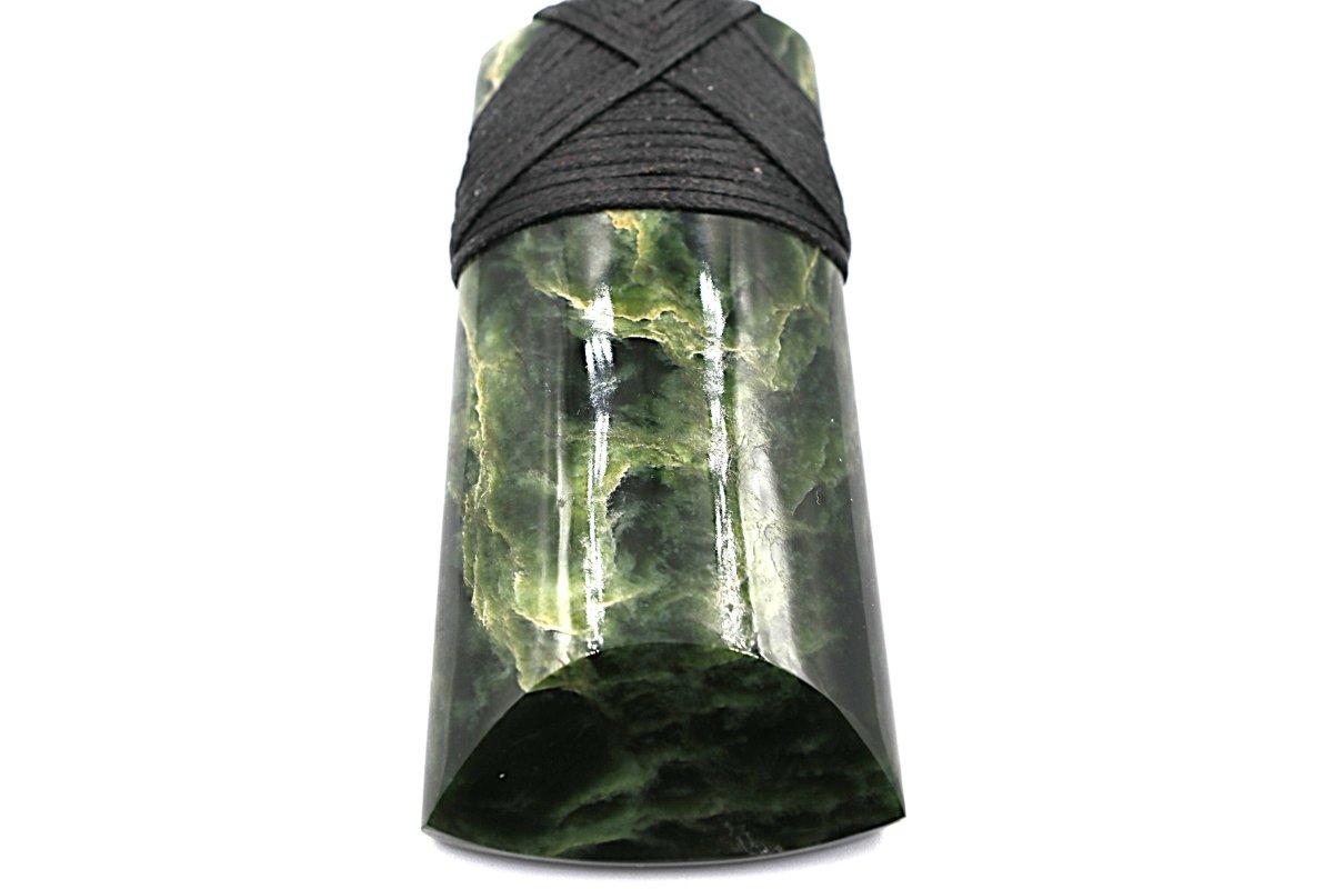 New Zealand Greenstone Polished Toki 95mm