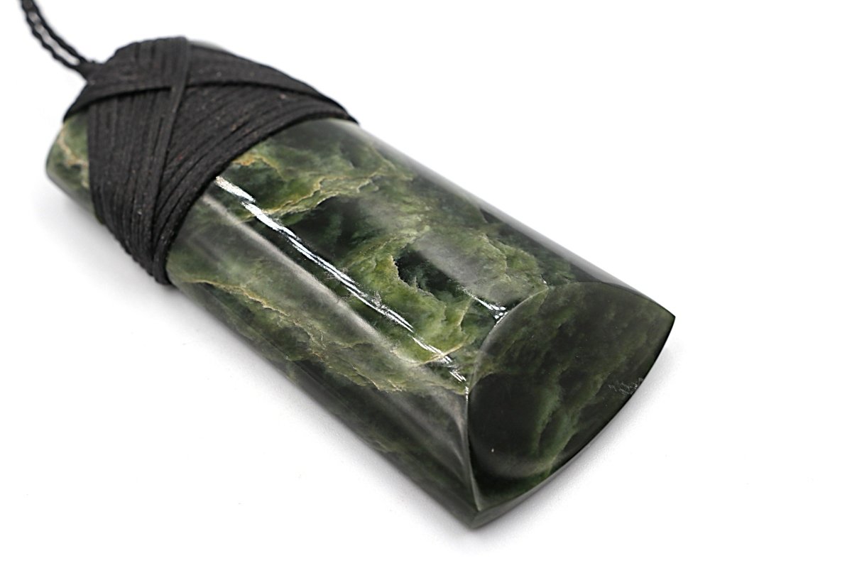 New Zealand Greenstone Polished Toki 95mm