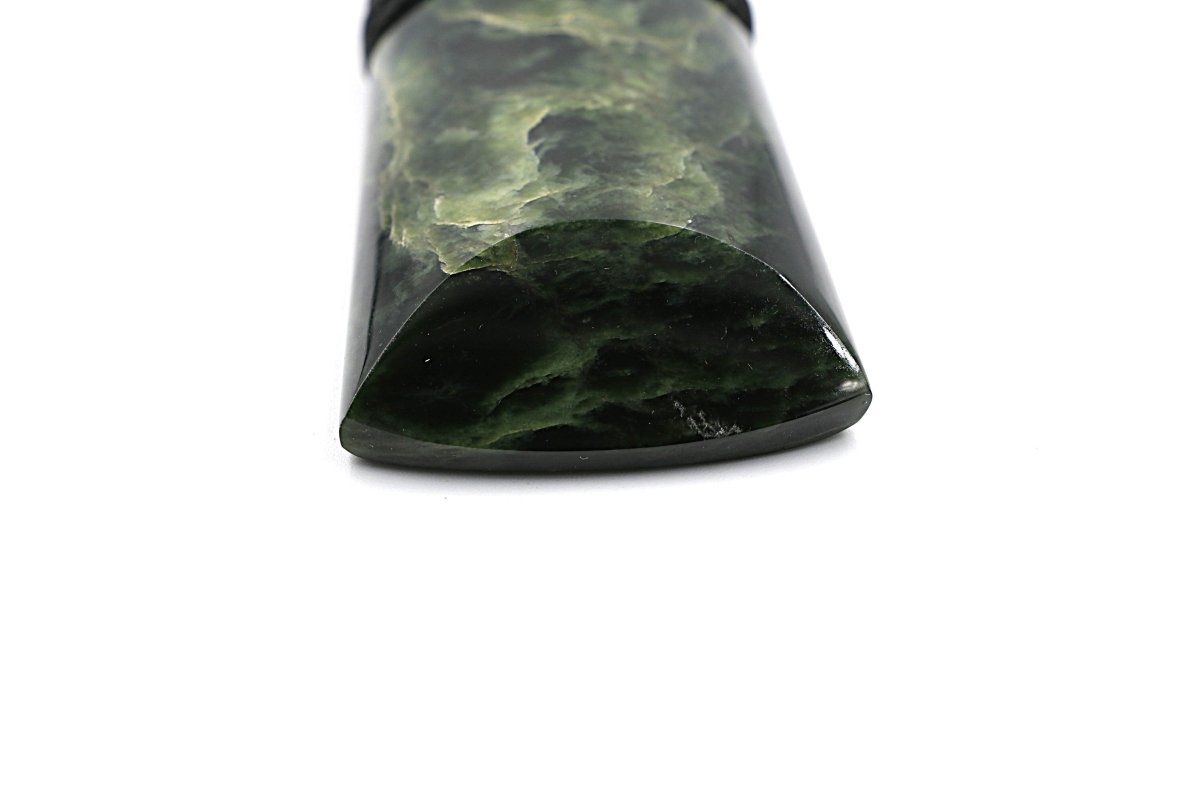 New Zealand Greenstone Polished Toki 95mm