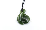 New Zealand Greenstone Twist Koru 205035