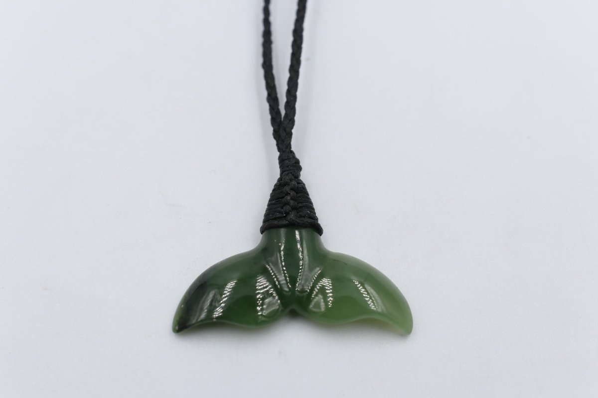 New Zealand Greenstone Whale Tail 720040