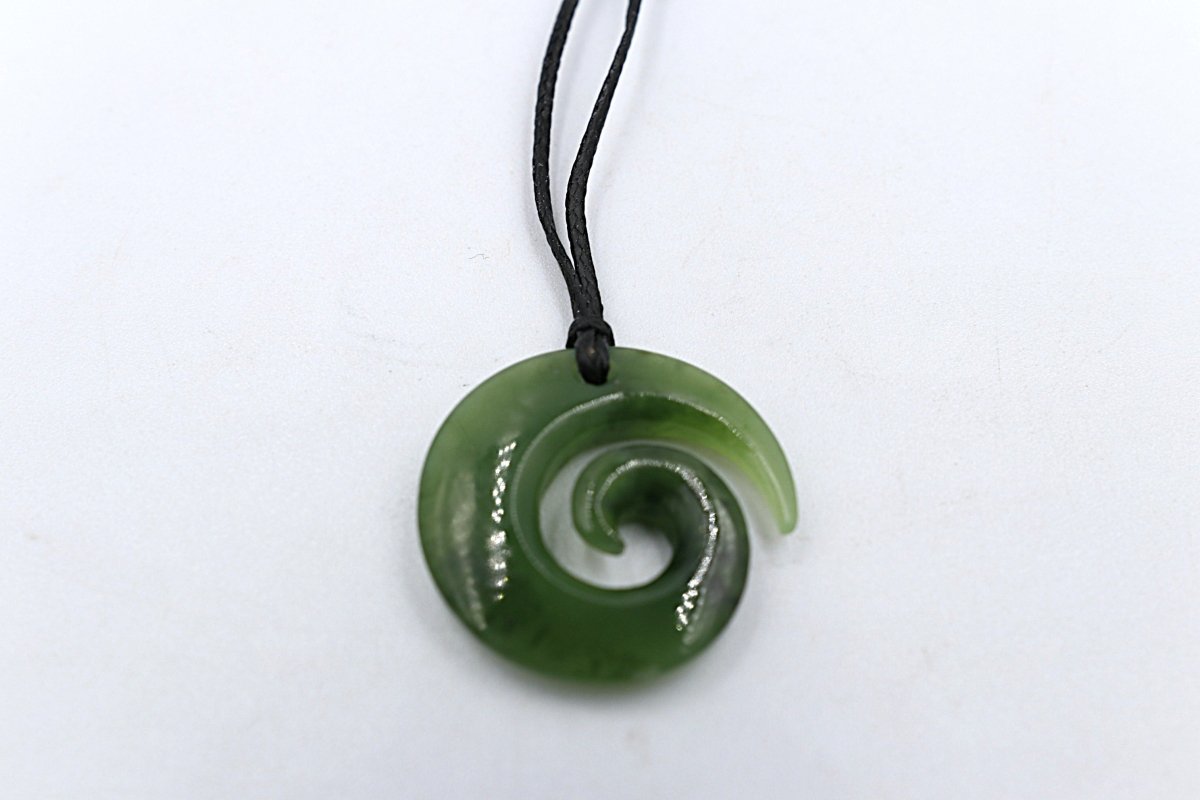 New Zealand Greenstone Koru 033025