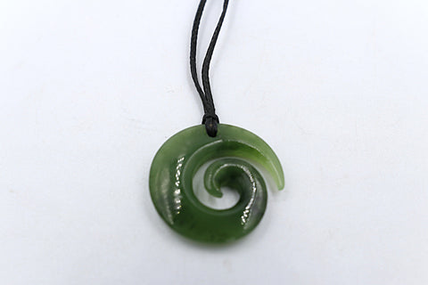 New Zealand Greenstone Koru 033025