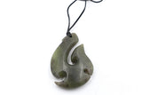 New Zealand Greenstone Fish Hook WGNZOHOR423045