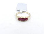 9ct Gold Genuine Ruby & Diamond ring SYR7987R