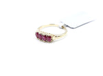 9ct Gold Genuine Ruby & Diamond ring SYR7987R