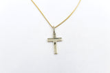 9ct Gold Solid Cross Pendent SYP973