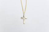 9ct Gold Solid Cross Pendent SYP973