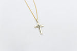 9ct Gold Solid Cross Pendent SYP973