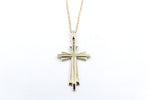 9ct Gold Solid Cross Pendent SYP2102