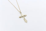 9ct Gold Solid Cross Pendent SYP2102