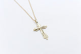 9ct Gold Solid Cross Pendent SYP2102