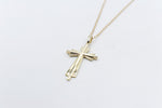 9ct Gold Solid Cross Pendent SYP2102