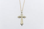 9ct Gold Solid Cross Pendent SYP2102