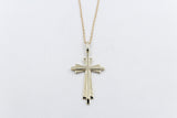 9ct Gold Solid Cross Pendent SYP2102
