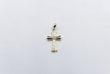 9ct Gold Diamond Set Cross SYP1930