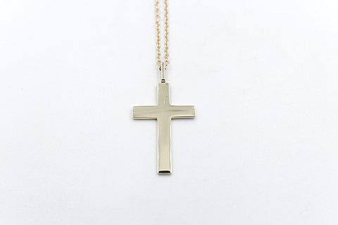9ct Gold Diamond Set Cross SYP977