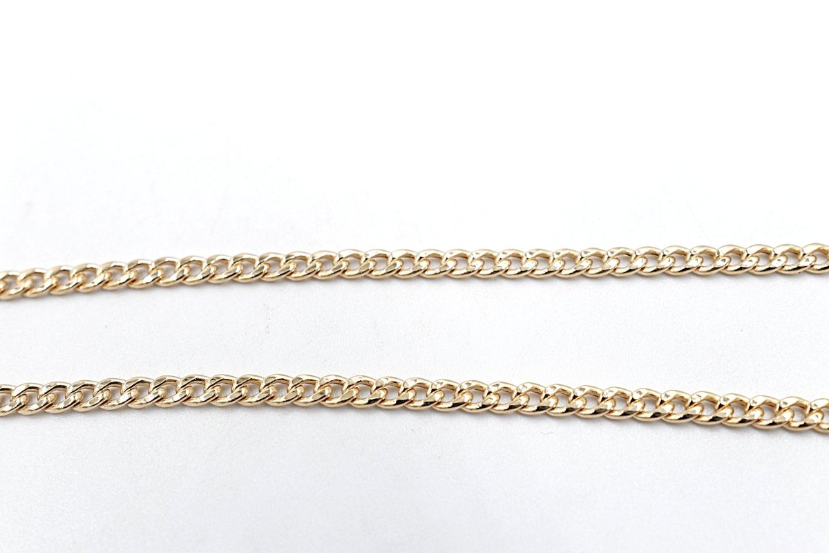 9ct Gold Hollow Curb 50cm 100HV1334/3