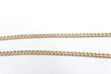 9ct Gold Hollow Curb 50cm 100HV1334/3