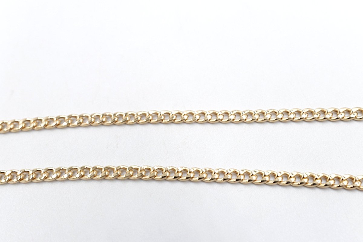 9ct Gold Hollow Curb 50cm 100HV1334/3