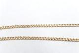 9ct Gold Hollow Curb 50cm 100HV1334/3