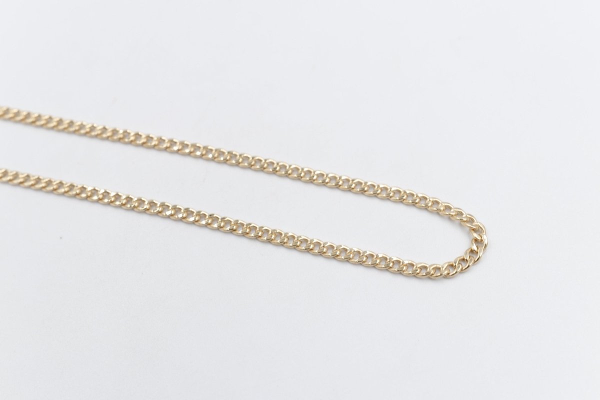 9ct Gold Hollow Curb 50cm 100HV1334/3