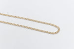 9ct Gold Hollow Curb 50cm 100HV1334/3