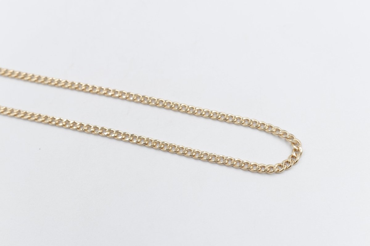 9ct Gold Hollow Curb 50cm 100HV1334/3