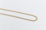 9ct Gold Hollow Curb 50cm 100HV1334/3