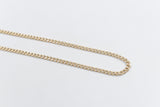 9ct Gold Hollow Curb 50cm 100HV1334/3
