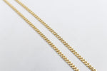 9ct Gold Hollow Curb 50cm 080VGB20V