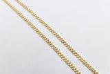 9ct Gold Hollow Curb 50cm 080VGB20V