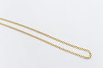 9ct Gold Hollow Curb 50cm 080VGB20V