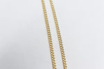 9ct Gold Hollow Curb 50cm 080VGB20V