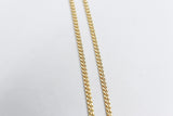 9ct Gold Hollow Curb 50cm 080VGB20V
