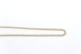 9ct Gold Hollow Curb 50cm 80HVI1344/4