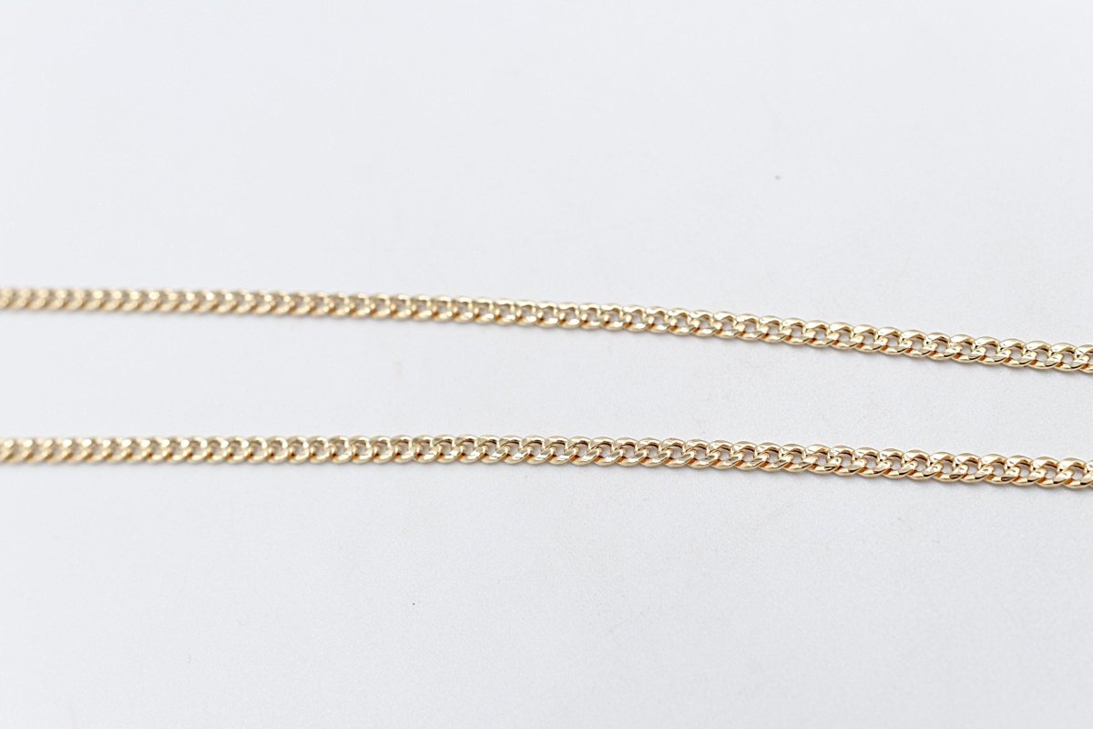 9ct Gold Hollow Curb 50cm 80HVI1344/4