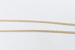 9ct Gold Hollow Curb 50cm 80HVI1344/4
