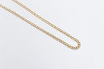 9ct Gold Hollow Curb 50cm 80HVI1344/4