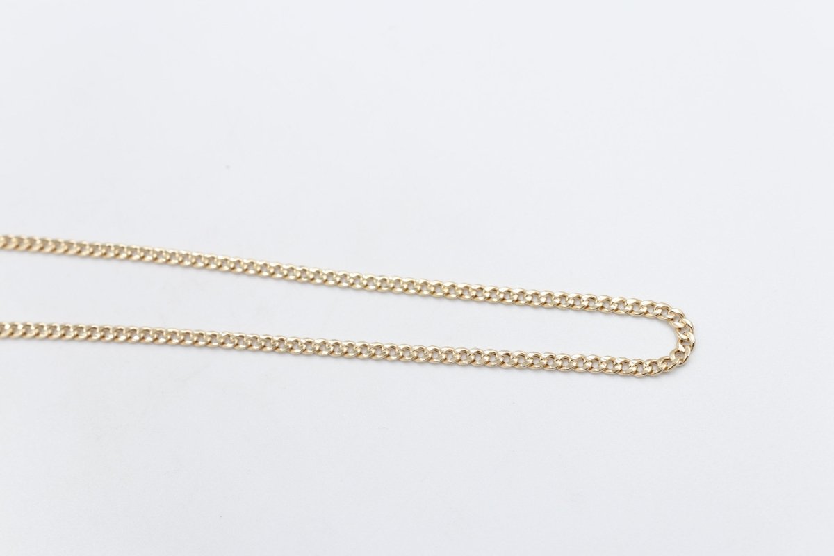 9ct Gold Hollow Curb 50cm 80HVI1344/4