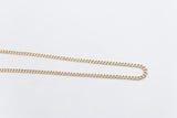 9ct Gold Hollow Curb 50cm 80HVI1344/4